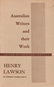 Cover of Henry Lawson by Stephen Murray-Smith