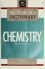 Front cover of The Facts on File dictionary of chemistry by John Daintith