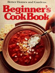 Cover of Beginner's cook book by Marcia Stanley
