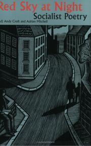 Cover of Red sky at night by Andy Croft