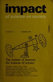 Front cover of Impact of science on society by UNESCO