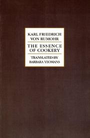 Front cover of The Essence of Cookery by Barbara Yeomans