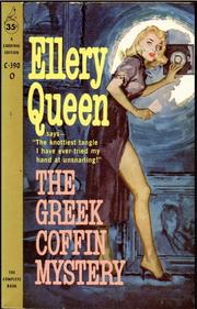Front cover of The Greek coffin mystery by Ellery Queen