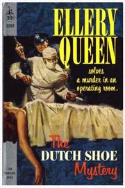 Front cover of The Dutch shoe mystery by Ellery Queen