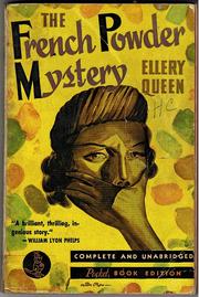 Front cover of The French powder mystery by Ellery Queen