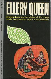 Front cover of The Chinese Orange Mystery by Ellery Queen