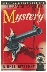 Front cover of The American gun mystery <death at the rodeo> by Ellery Queen