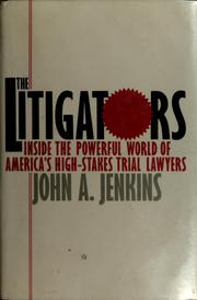 Cover of The litigators by John A. Jenkins