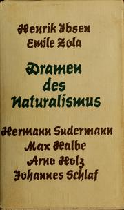 Cover of Dramen des Naturalismus by Artur Müller