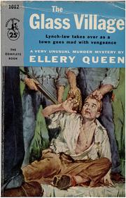 Front cover of The glass village by Ellery Queen