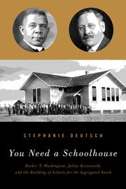 Front cover of You need a schoolhouse by Stephanie Deutsch