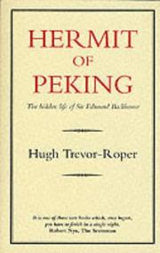 Cover of Hidden life by H. R. Trevor-Roper