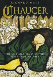 Front cover of Chaucer 1340-1400 by Richard West