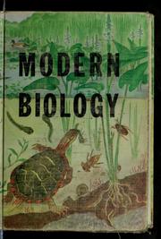 Front cover of Modern biology by Truman Jesse Moon