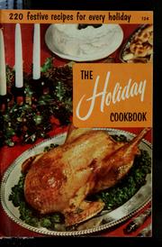 Cover of The holiday cookbook by Culinary Arts Institute.
