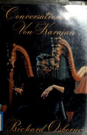 Cover of Conversations with Karajan by Richard Osborne