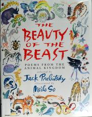 Front cover of The Beauty of the Beast Poster by Jack Prelutsky