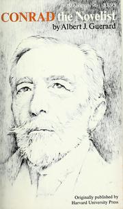 Cover of Conrad the novelist by Albert J. Guerard
