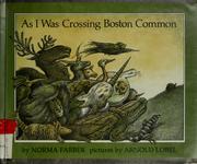 Cover of As I Was Crossing Boston Common by Norma Farber