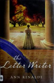 Cover of The letter writer by Ann Rinaldi