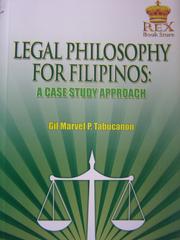 Front cover of Legal Philosophy for Filipinos by Gil Marvel P. Tabucanon