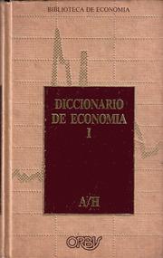 Front cover of Diccionario de Economia by Arthur Seldon
