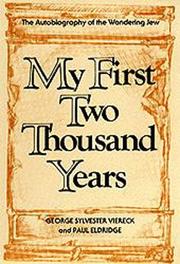 Front cover of My first two thousand years by George Sylvester Viereck