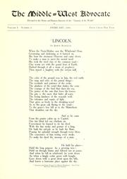 Cover of Abraham Lincoln number by Edwin Markham