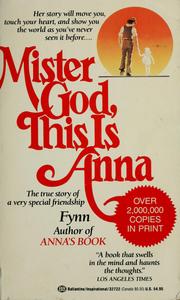 Front cover of Mister God, This Is Anna by Fynn