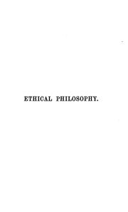Cover of Dissertation on the progress of ethical philosophy, chiefly during the seventeenth and .. by James Mackintosh