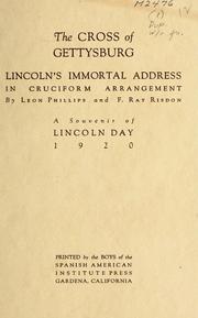 Cover of The Gettysburg Address by Abraham Lincoln