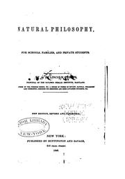Cover of Natural philosophy, for schools, families, and private students by Almira (Hart) Lincoln Phelps