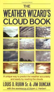 Front cover of The weather wizard's cloud book by Rubin, Louis D.
