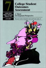 Front cover of College student outcomes assessment by Maryann Jacobi Gray