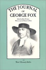 Cover of The journal of George Fox edited from the mss by Norman Penny, F.S.A by George Fox