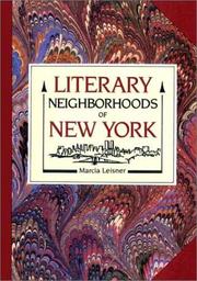 Front cover of Literary neighborhoods of New York by Marcia Leisner