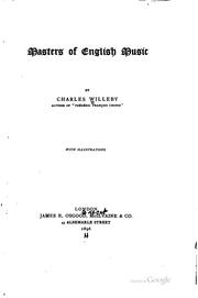 Front cover of Masters of English music by Charles Willeby