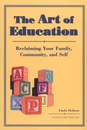 Front cover of The Art of Education by Linda Dobson
