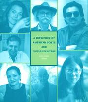 Front cover of A Directory Of American Poets And Fiction Writers  2001-2002 Edition by Unknown