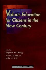 Front cover of Values education for citizens in the new century by Zijian Li