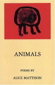 Cover of Animals by Alice Mattison