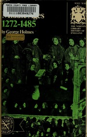 Front cover of The later Middle Ages, 1272-1485 by George Holmes
