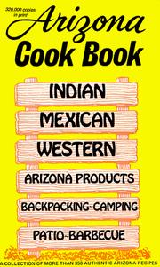 Front cover of Arizona Cook Book by Al Fischer
