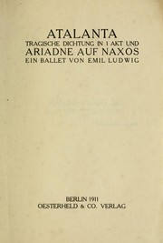 Cover of Atalanta by Emil Ludwig