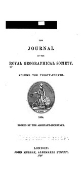 Cover of The Journal of the Royal Geographical Society ...: General index to the fifth ten volumes of the ... by Royal Geographical Society (Great Britain)