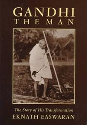 Front cover of Gandhi, the man by Eknath Easwaran