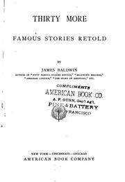Front cover of Thirty more famous stories retold by James Baldwin