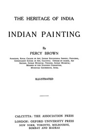 Cover of Indian painting by Percy Brown