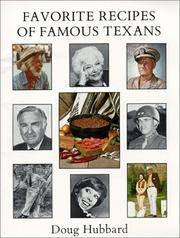 Front cover of Favorite recipes of famous Texans by Doug Hubbard