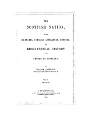 Cover of The Scottish nation by Anderson, William